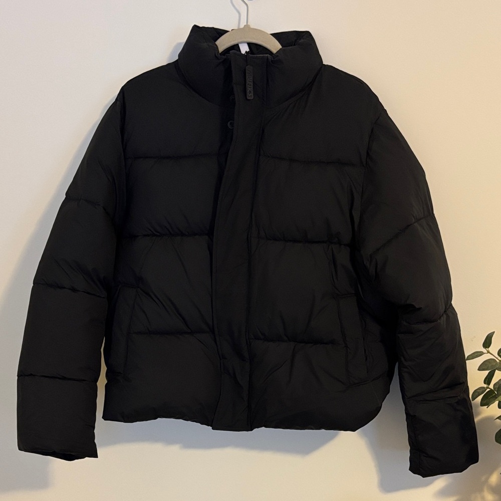 Fabletics Black Puffer Jacket - image 1